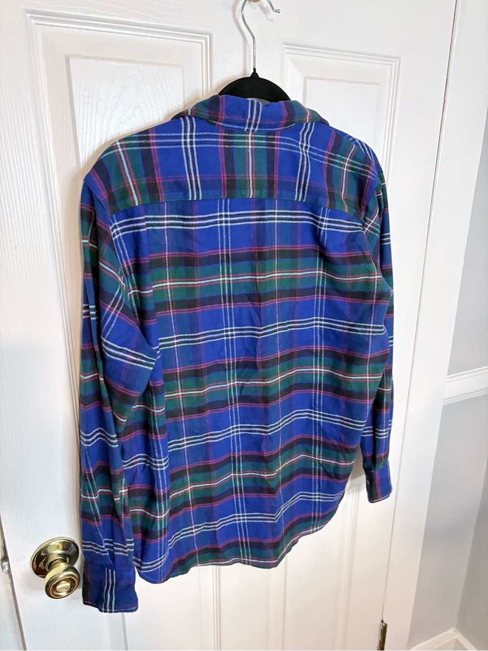 Frank & Eileen Eileen Italian Cotton Flannel Plaid Shirt Medium - Picture 8 of 10